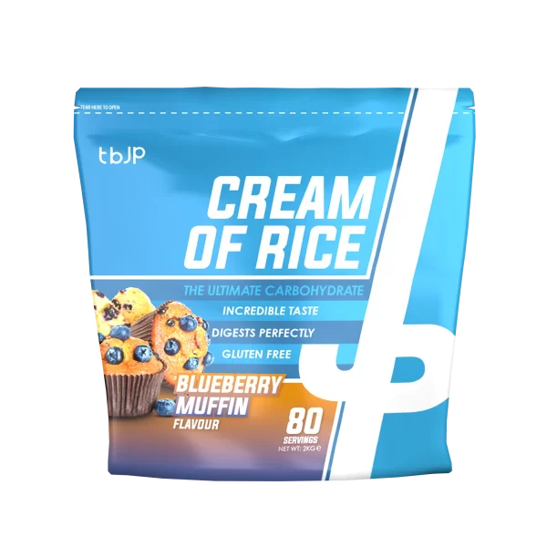 Trained By JP Cream Of Rice 2KG - Blueberry Muffin